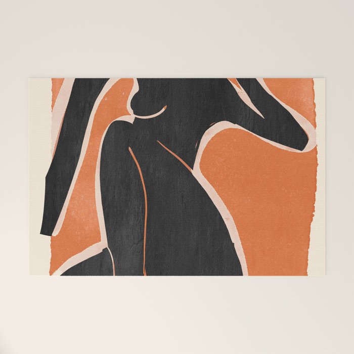 Abstract Art Female Figure 26 Welcome Mat Gallery Image 1