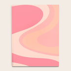 Blush Dream - Retro Pink Abstract Notebook Gallery Image 4