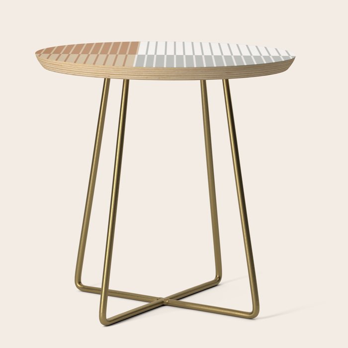 Color Block Line Abstract LXXVI Side Table Gallery Image 1