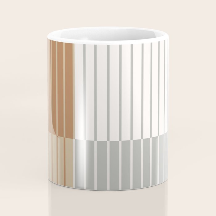 Color Block Line Abstract LXXVI Coffee Mug Gallery Image 4