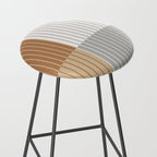 Color Block Line Abstract LXXVI Stool Gallery Image 2