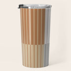 Color Block Line Abstract LXXVI Travel Mug Gallery Image 3