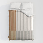 Color Block Line Abstract LXXVI Comforter Gallery Image 6
