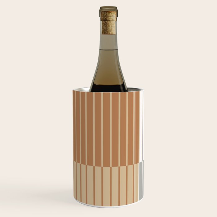 Color Block Line Abstract LXXVI Wine Chiller Gallery Image 2