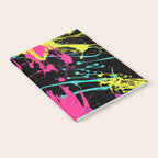 Splatter Paint Black Notebook Gallery Image 2