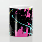 Splatter Paint Black Coffee Mug Gallery Image 4