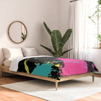 Splatter Paint Black Comforter Gallery Image 2