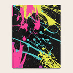 Splatter Paint Black Notebook Gallery Image 4