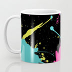 Splatter Paint Black Coffee Mug Gallery Image 3