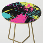 Splatter Paint Black Side Table Gallery Image 2