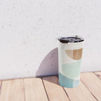 Soft Abstract Shapes 16 Travel Mug Gallery Image 4