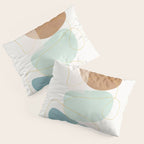 Soft Abstract Shapes 16 Pillow Sham Gallery Image 3
