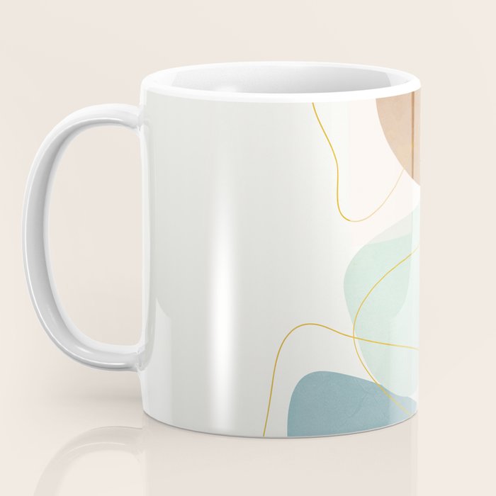 Soft Abstract Shapes 16 Coffee Mug Gallery Image 3