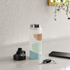 Soft Abstract Shapes 16 Water Bottle Gallery Image 4