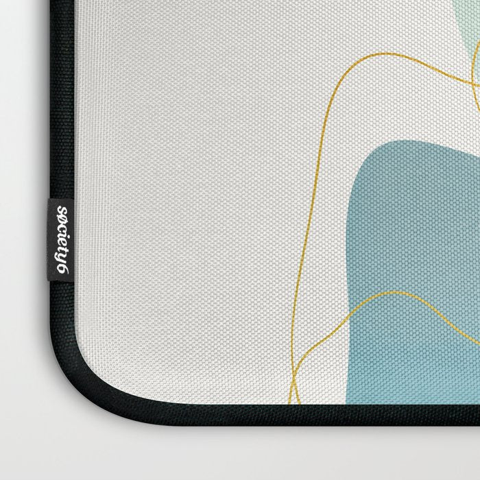 Soft Abstract Shapes 16 Laptop Sleeve Gallery Image 3