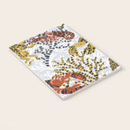 Vibrant coral reef light grey downtoned Notebook Gallery Image 3