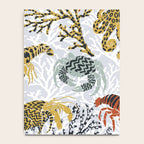 Vibrant coral reef light grey downtoned Notebook Gallery Image 4