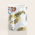 Vibrant coral reef light grey downtoned Coffee Mug Gallery Image 4