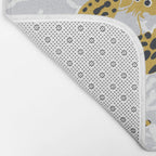 Vibrant coral reef light grey downtoned Bath Mat Gallery Image 2