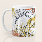 Vibrant coral reef light grey downtoned Coffee Mug Gallery Image 3