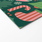 Gifts of Christmas Pattern - Green & Pink Welcome Mat Gallery Image 2