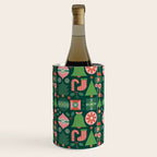 Gifts of Christmas Pattern - Green & Pink Wine Chiller Gallery Image 3