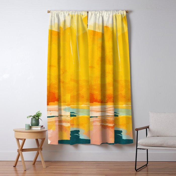 sunny landscape Window Curtain Gallery Image 5