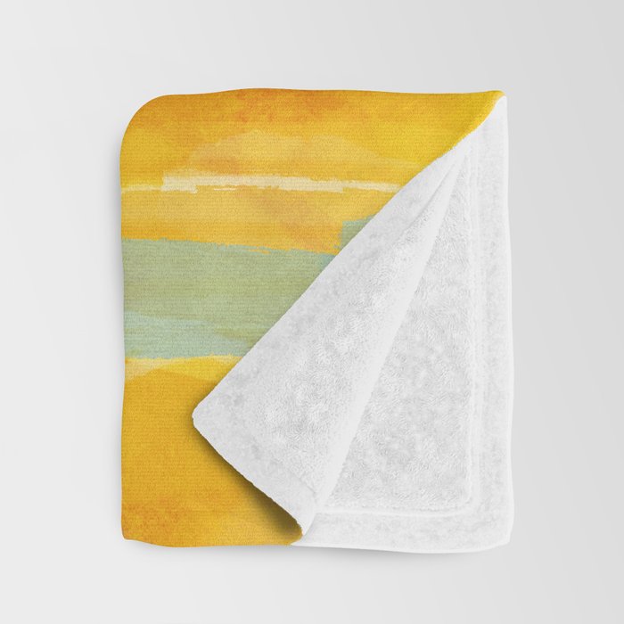 sunny landscape Throw Blanket Gallery Image 3