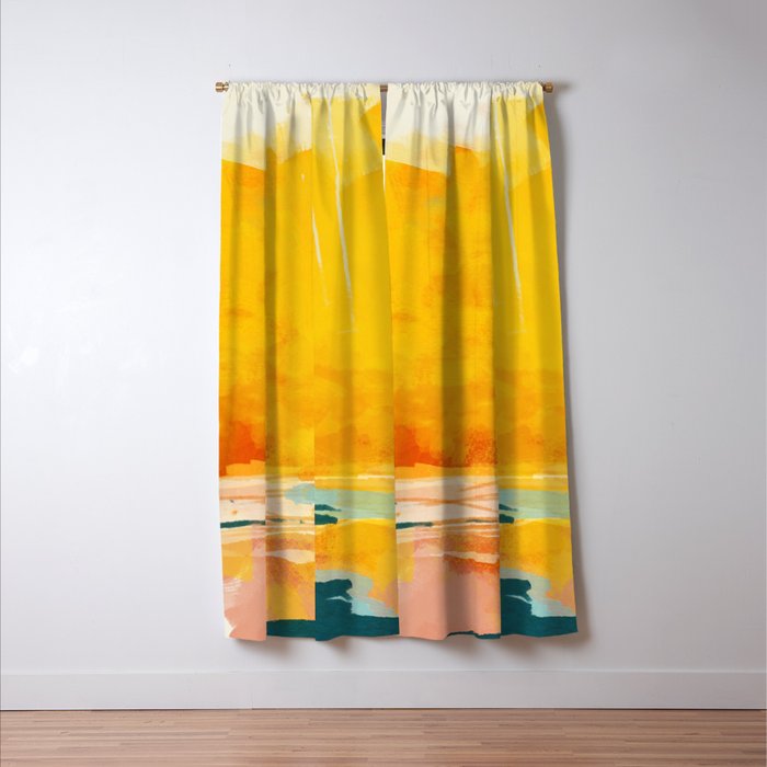 sunny landscape Window Curtain Gallery Image 3