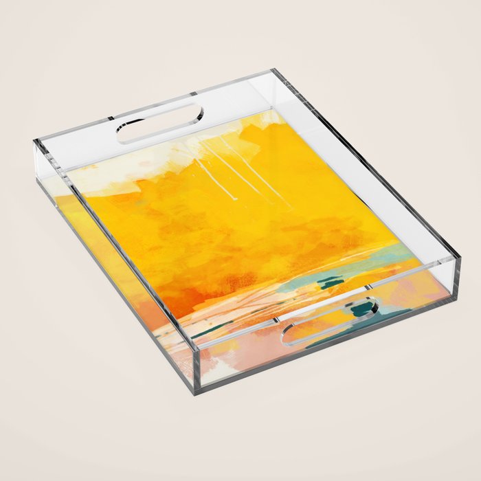 sunny landscape Acrylic Tray Gallery Image 1