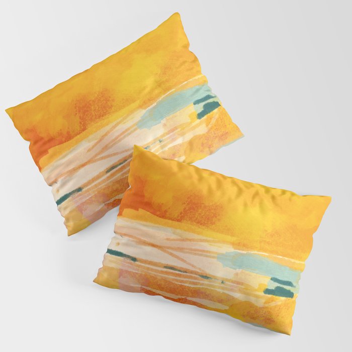 sunny landscape Pillow Sham Gallery Image 1