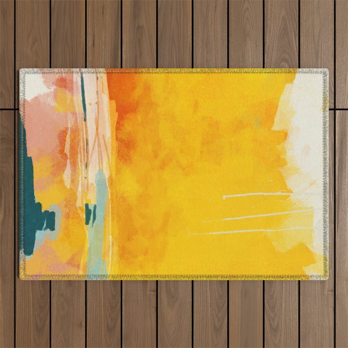 sunny landscape Outdoor Rug Gallery Image 1