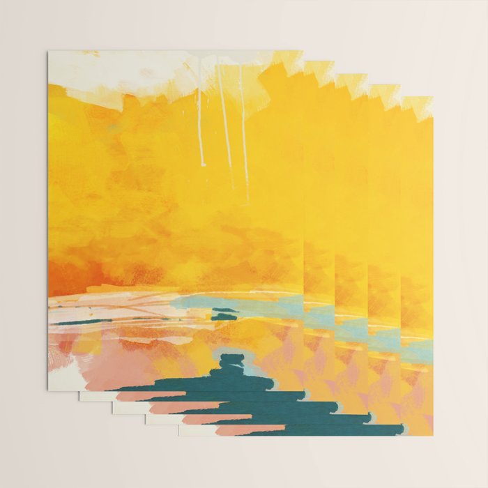 sunny landscape Wrapping Paper Gallery Image 3