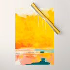 sunny landscape Wrapping Paper Gallery Image 1