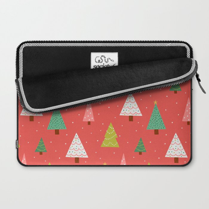 Holly Jolly Trees Laptop Sleeve Gallery Image 2