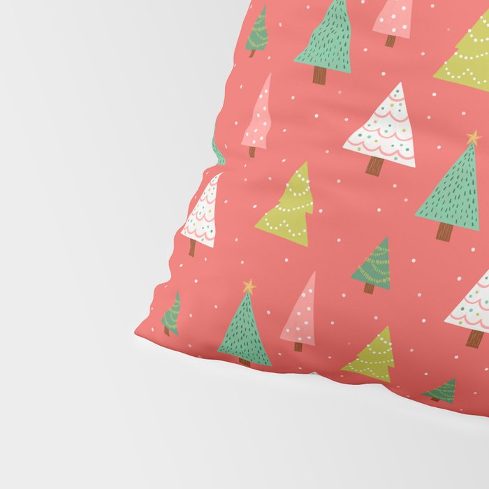 Holly Jolly Trees Pillow Sham Gallery Image 4