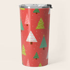 Holly Jolly Trees Travel Mug Gallery Image 2