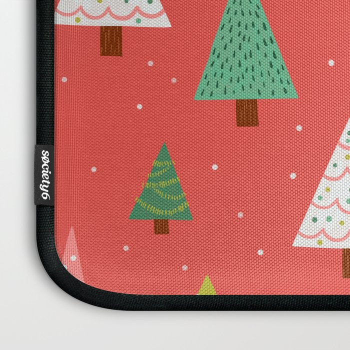 Holly Jolly Trees Laptop Sleeve Gallery Image 3