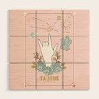 Taurus Zodiac Series Wood Wall Art Gallery Image 1