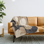 Abstract shapes in the skies 15 Throw Blanket Gallery Image 1