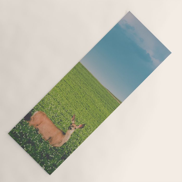 Clover Fields Yoga Mat Gallery Image 1