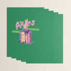 Aries Dessert in Kelly Green & Pink Wrapping Paper Gallery Image 3
