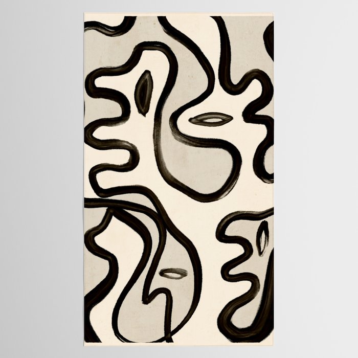 Abstract line art 249 Tablecloth Gallery Image 2