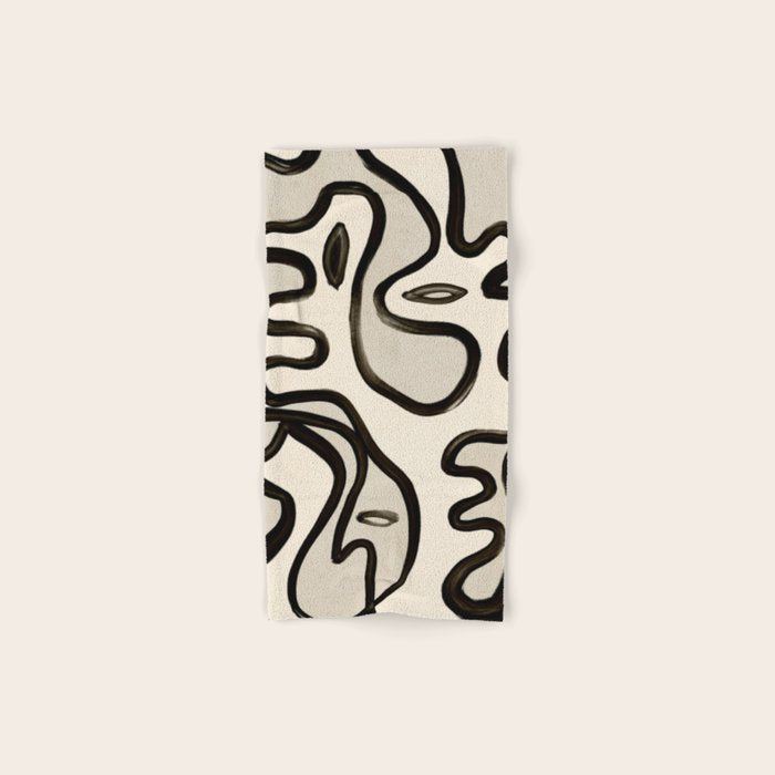 Abstract line art 249 Bath Towel Gallery Image 1