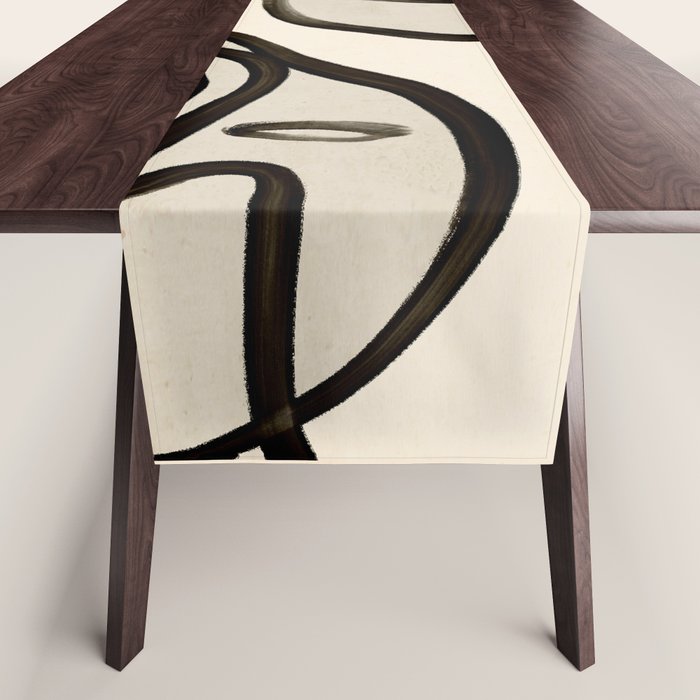 Abstract line art 249 Table Runner Gallery Image 1
