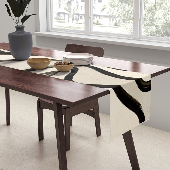 Abstract line art 249 Table Runner Gallery Image 2