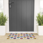 Spring Tulips VIII Multicolor Mid Century Flowers Welcome Mat Gallery Image 3