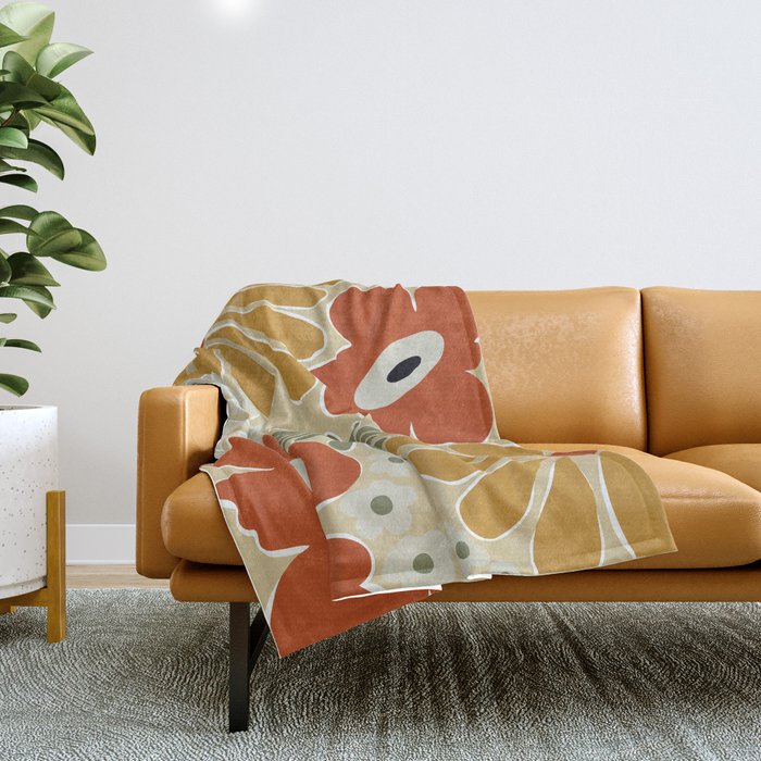 Vintage Vibes Throw Blanket Gallery Image 1