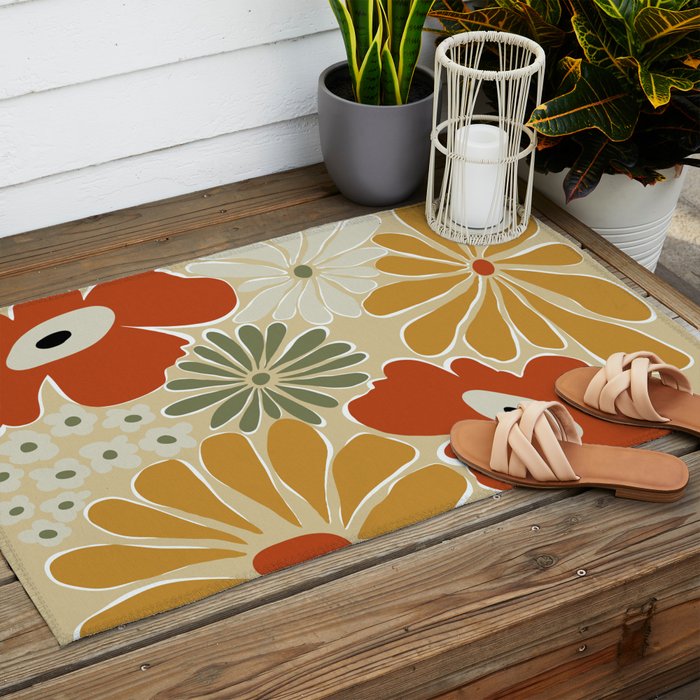 Vintage Vibes Outdoor Rug Gallery Image 2