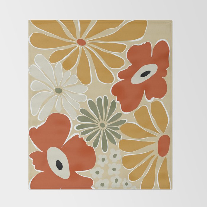 Vintage Vibes Throw Blanket Gallery Image 2